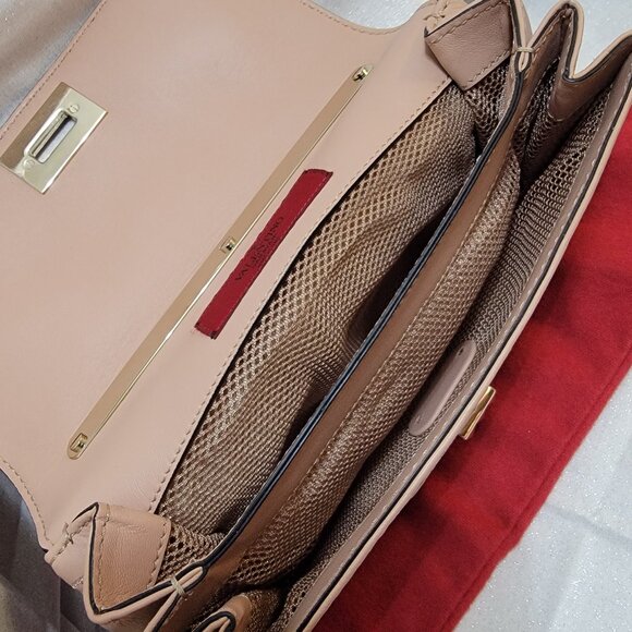 Rare VALENTINO Girello Flap Bag in Blush - Picture 9 of 14